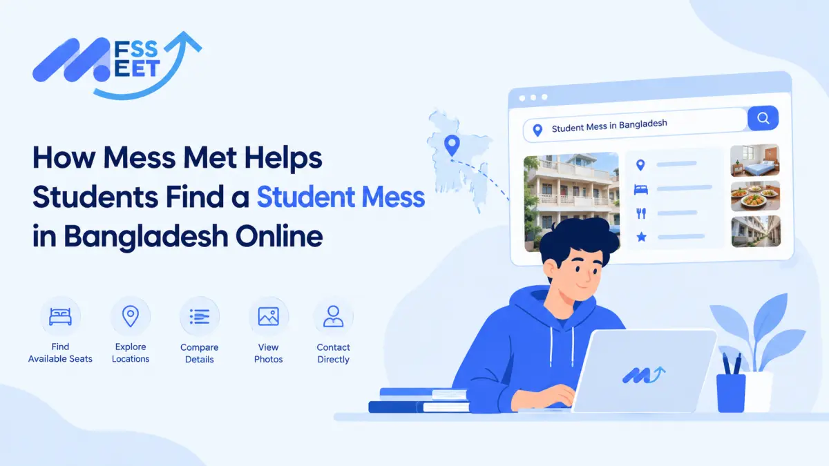 How Mess Met Helps Students Find a Student Mess in Bangladesh Online